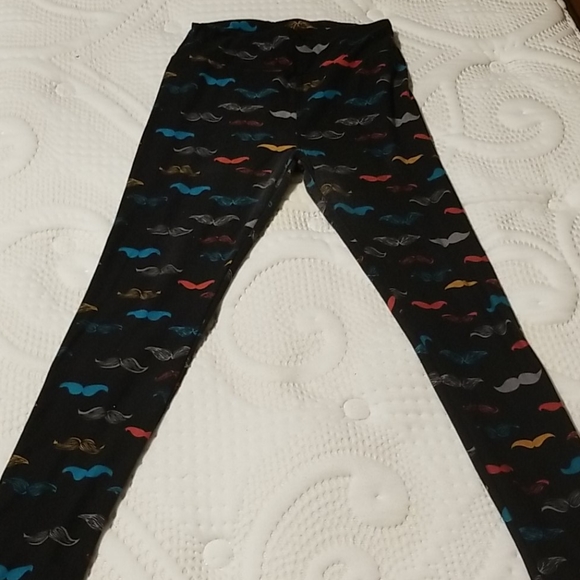 LuLaRoe mustache leggings - Picture 1 of 3
